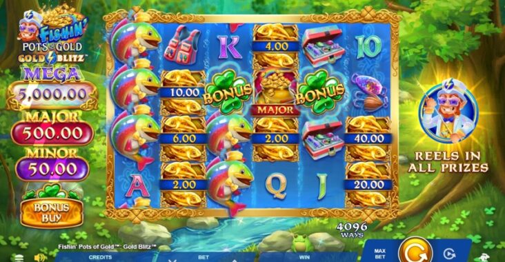 Review Slot Game Fishin' Pots Of Gold Blitz di Situs Hugotogel Fishin' Pots Of Gold Blitz